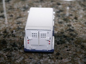 dinky 275 brinks con furgoni blindati sostituzione porta meccanica i giocattoli toys 3d print model - Mito3D