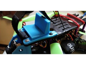 mauler 180- simple action cam mount toys games fpv racer gopro 3d print model - Mito3D