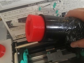 toshiba thermo-transfer industrial printer ribbon adapter zebra spool parts 3d print model - Mito3D