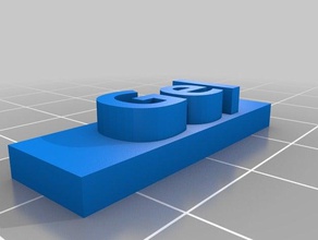 letrero de gel signos logotipos personalizado 3d print model - Mito3D