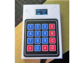 weichen-clavier de l'électronique corps gehuse pavé o-led oled 3d print model - Mito3D