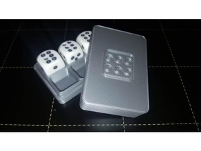 dice box 16mm 6 d6 3d print model - Mito3D