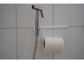 salle de bain wc porte-papier porte-pomme douche bidet la bains accessoires 3d print model - Mito3D
