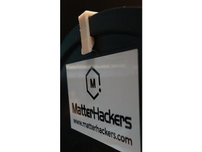 matterhackers filament spool clip 3d printer accessories 3d print model - Mito3D