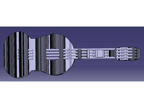 guitar martin jewelry 3d print model - Mito3D