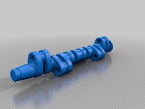 ınline 6 motor krank kurbelwelle zylinder araçlar 3d print model - Mito3D