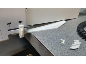 ge buz makinesi im4d onoff anahtarı yedek parçaları 3d print model - Mito3D