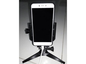 dikey modüler telefon tutucu mobil cep telefonu standı iphone sahibi akıllı destek 3d print model - Mito3D