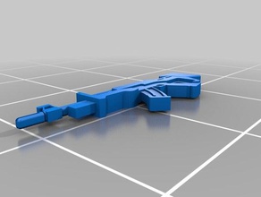 haqqislam rifle light shotgun infinity game toy accessories 3d print model - Mito3D