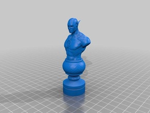 dc flash chess 3d printing 3d print model - Mito3D