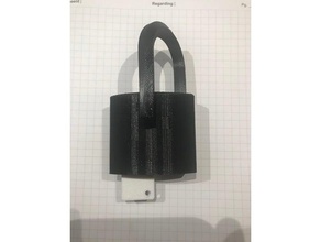 6 pin padlock other key lockpicking security 3d print model - Mito3D