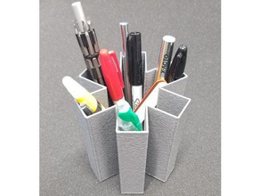 medic star life pen holder asterisk vase 3d printing 3d print model - Mito3D