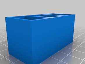 3 switch boxcase electronics box rocker swich 3d print model - Mito3D