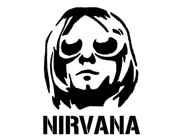 nirvana plantilla arte 3D print model - Mito3D