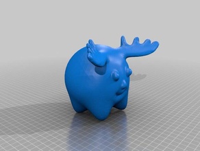 moose wie Sache Kunst 3d print model - Mito3D