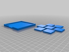 pocket tile puzzle puzzles 3d print model - Mito3D