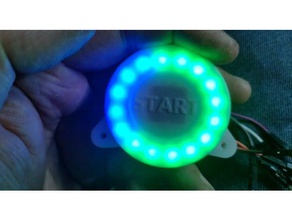 neopixel 16x led ring capacitive touch button 3d printing 3d print model - Mito3D