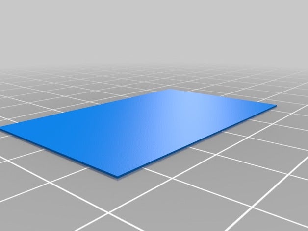 card tools cool door fast simple thin tinkercad 3D print model - Mito3D