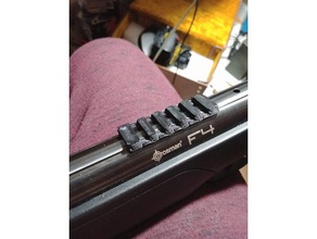 picatinny weaver 20mm 11mm dovetail adapter sport outdoors crosman f4 3d print model - Mito3D