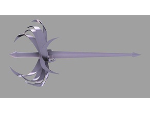 pontifex quinella sword sao alicization episode 23 re-make costume anime props cosplay weapon art online wip 3d print model - Mito3D