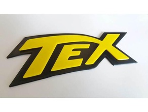 tex willer logo signs logos 3d decoration 3d print model - Mito3D