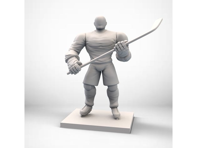 giocattolo giocatore di hockey figurine gioco accessori 3D print model - Mito3D