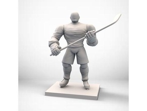 giocattolo giocatore di hockey figurine gioco accessori 3d print model - Mito3D
