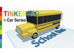 school bus tinkercad models bust car eunny mini miniature toy 3d print model - Mito3D