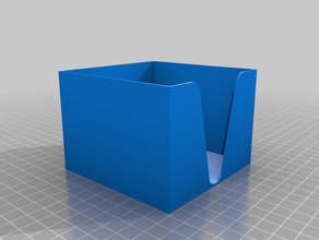 Schreibtisch cube-Papier-Halter office 3d print model - Mito3D