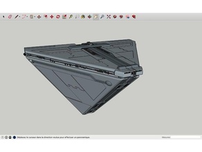 imperial de carga la nave star wars 3d impresión legión 3d print model - Mito3D