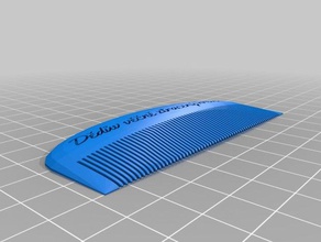 my customized comb2 bathroom 3d print model - Mito3D
