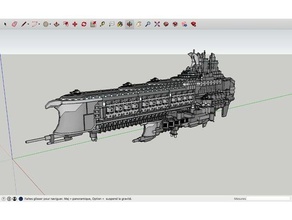 kitbash rogue trader battleships 3d printing 3dkitbash 3d print model - Mito3D