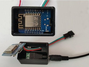 wemos d1 mini case power jack - Elektronik esp8266 Fall power-Gehäuse Stromversorgung 3d print model - Mito3D