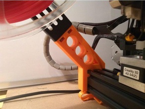 côté bobine mont ender 3 pro long extra 3d de l'imprimante accessoires creality filament 3d print model - Mito3D
