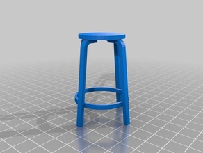 112 alvar aalto l-leg collections 64 bar stool scans replicas artek 3d print model - Mito3D