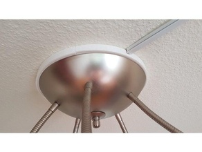 spacer ring tavan lambası parçalar kablo kelepçe tutucular 3d print model - Mito3D