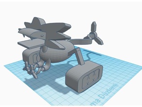 dinazor makinalar modelos personalizado brinquedo 3d print model - Mito3D