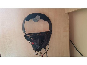 kulaklık askısı araçlar bilgisayar kanca stand 3d print model - Mito3D