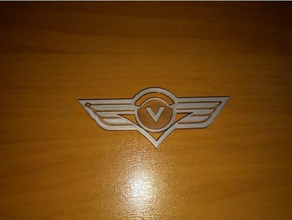 kawasaki vulcan emblem keychains ender 3 keychain 3d print model - Mito3D