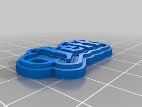 sjeff Anahtarlık özelleştirilmiş 3d print model - Mito3D
