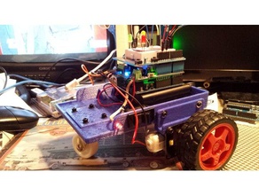 arduino alimenté bluetooth contrôlé robot la robotique 3d print model - Mito3D