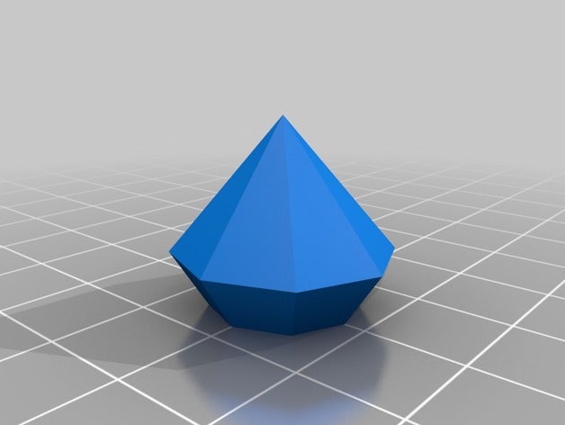 diamantito 3d la impresión de diamante el los diamantes 3D print model - Mito3D