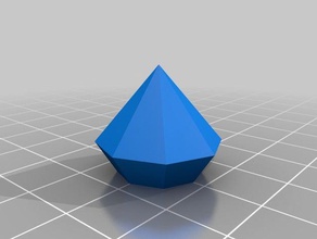 diamantito 3d impressão diamante diamantes 3d print model - Mito3D
