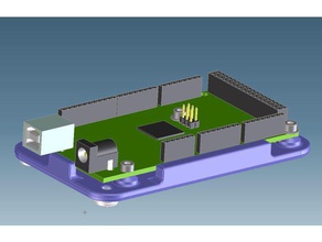 experimentierhalter deneysel mount arduino mega elektronik 3d print model - Mito3D