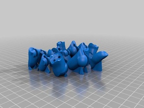 alle finger Stück 3d drucken kombinierte effizient ist Finger Gelenk 3d print model - Mito3D