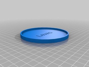 lewis coaster kitchen dining customized 3d print model - Mito3D