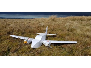 beechcraft baron g58 d'avion de rc des éléments facultatifs véhicules 3d print model - Mito3D