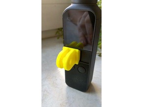 dji osmo pocket gopro adapter micro camera 3d print model - Mito3D
