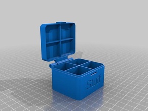 klappbar Zeug box - Organisation angepasst 3d print model - Mito3D