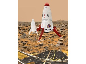 2x mars lander hobby 3d print model - Mito3D